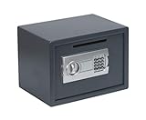 Sealey SECS01DS - Caja fuerte convencional (350 x 250 x 250 mm, incluye ranura para depósitos)