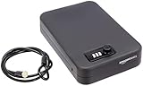 Amazon Basics - Caja fuerte portátil, cerradura de combinación, grande