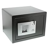BURG-WÄCHTER Caja fuerte móvil con cerradura de combinación electrónica y huella dactilar, Point...